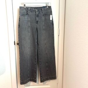 Talbots Charcoal Wide-Leg Jeans